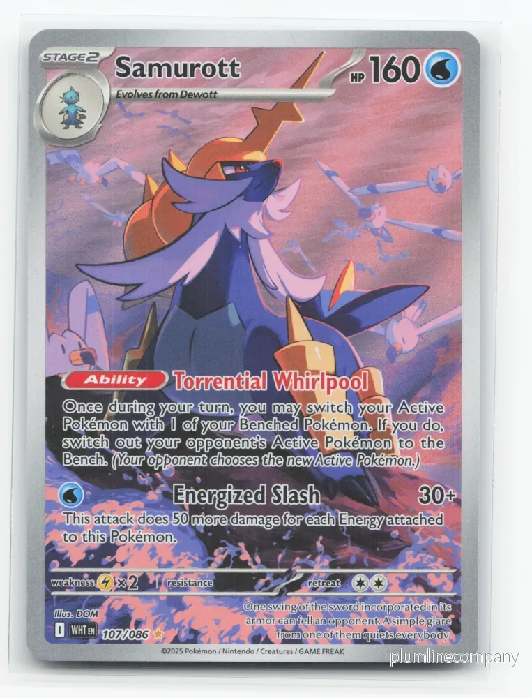 Samurott 107/086 - White Flare