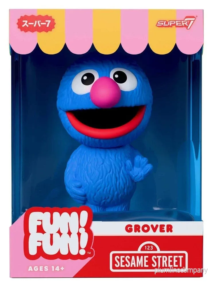 Sesame Street Rolig! Rolig! Figur i Mjuk Vinyl Våg 01 – Grover 18 cm Sesame Street Rolig! Rolig! Figur i Mjuk Vinyl Våg 01 – Grover 18 cm