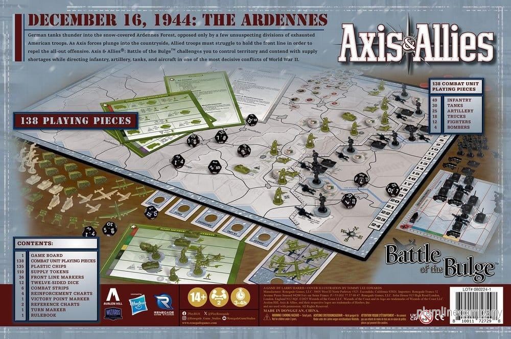 Avalon Hill brädspel Axis & Allies: Battle of the Bulge *Engelsk version* - Bild 3