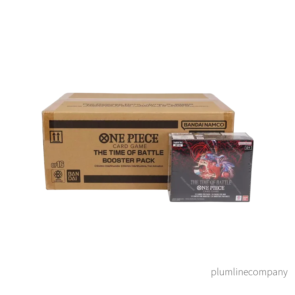 One Piece TCG OP16: The Time of Battle Booster Box Sealed Case