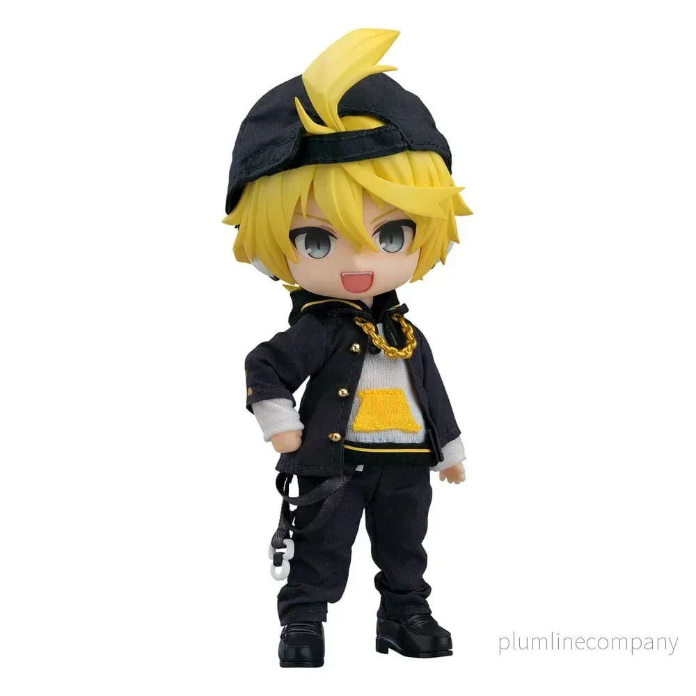 Character Vocal Series 02 Nendoroid Docka Action Figur Kagamine Len Bring it on Ver. 14 cm