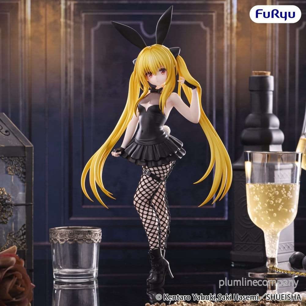 To Love Ru Darkness BiCute Bunnies PVC-figur Konjiki no Yami 26 cm To Love Ru Darkness BiCute Bunnies PVC-figur Konjiki no Yami 26 cm