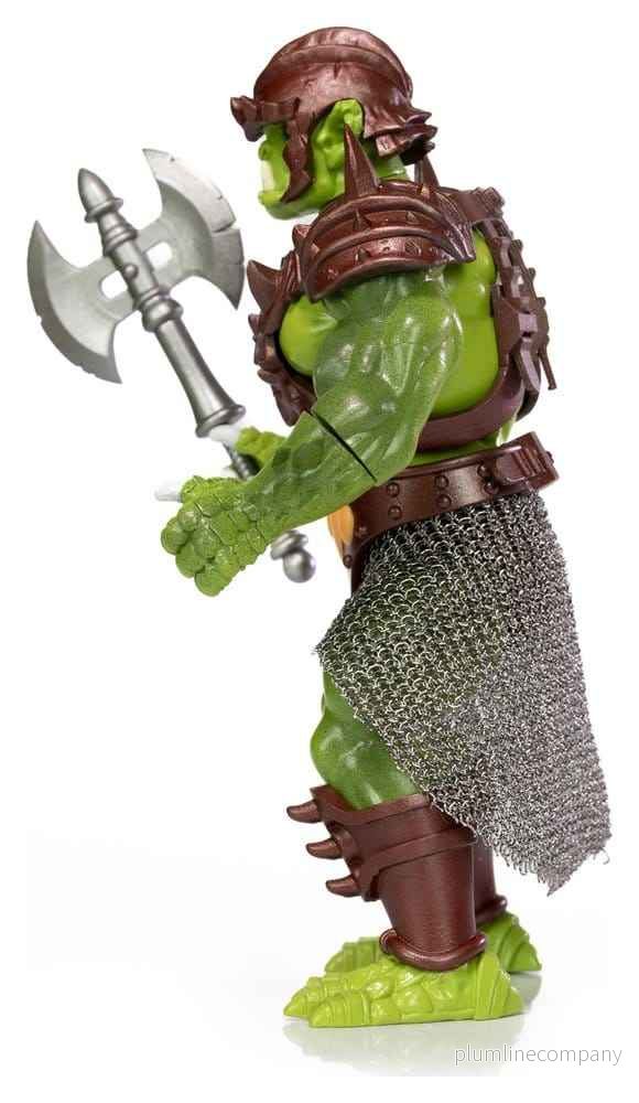 Legends of Dragonore Hellforge Actionfigur Grime 14 cm - Orc Mästare av Förstörelse med Sköld och Rustning - Bild 3