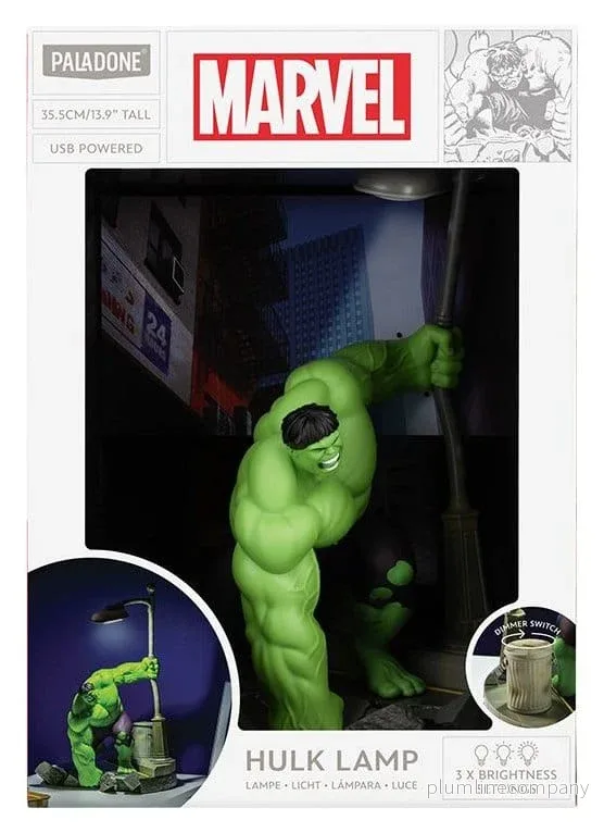 Marvel Diorama-lampa Hulk – Officiell samlarbelysning från Paladone - Bild 3