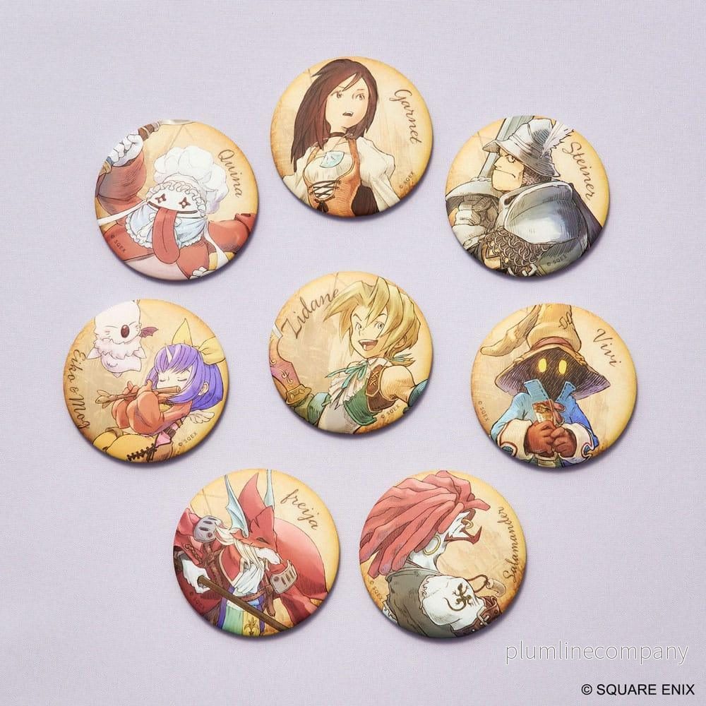 Final Fantasy IX Magnets 25-årsjubileum Samling (8 stycken)
