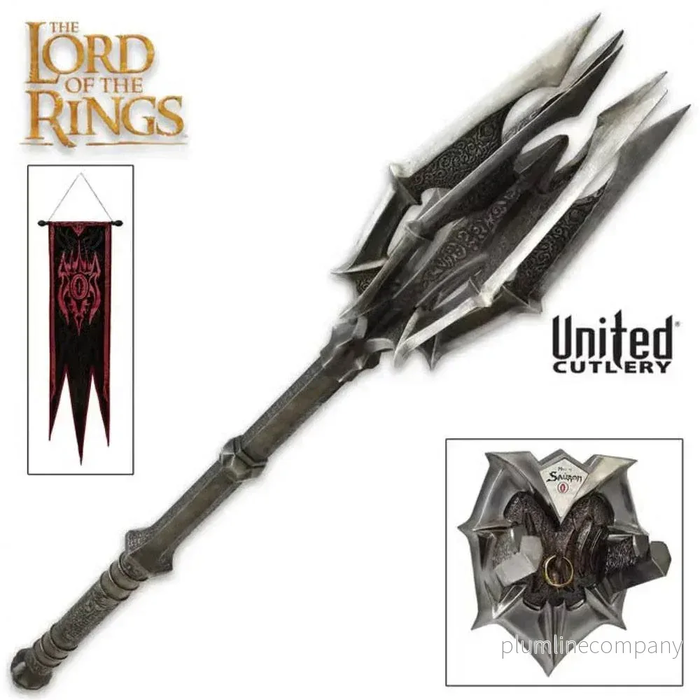 Lord of the Rings Replica 1/1 Mace of Sauron med En Ring Lord of the Rings Replica 1/1 Mace of Sauron med En Ring