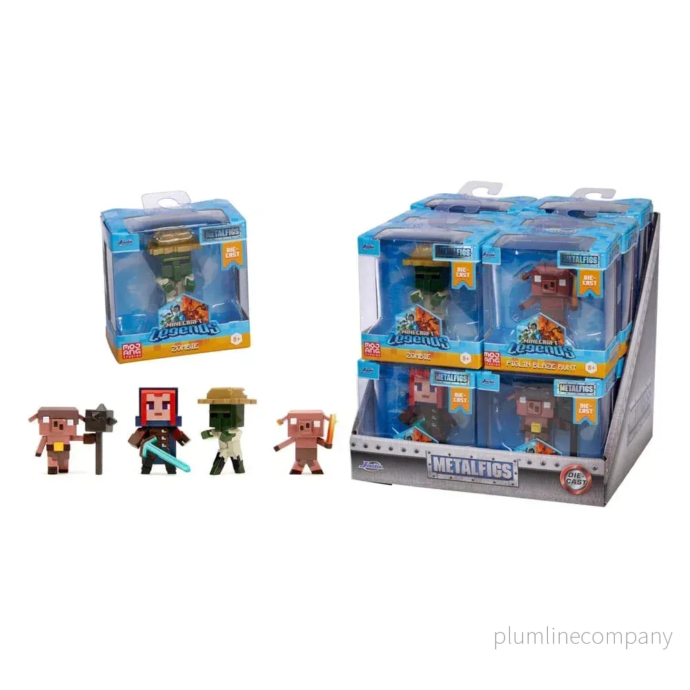 Minecraft Nano Metalfigs Diecast Mini Actionfigurer 6 cm Wave 2 Assortment - Bild 3