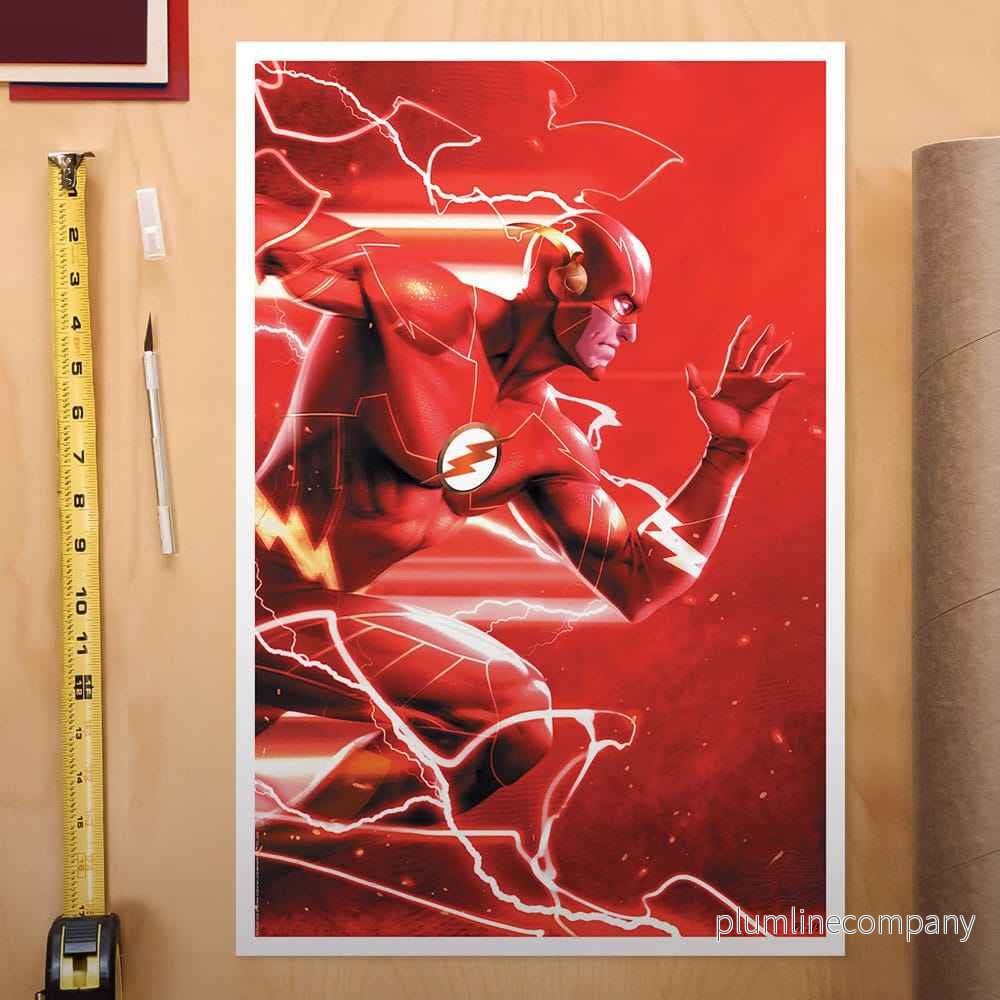 DC Comics Konsttryck The Flash #758 41 x 61 cm - utan ram - Bild 3