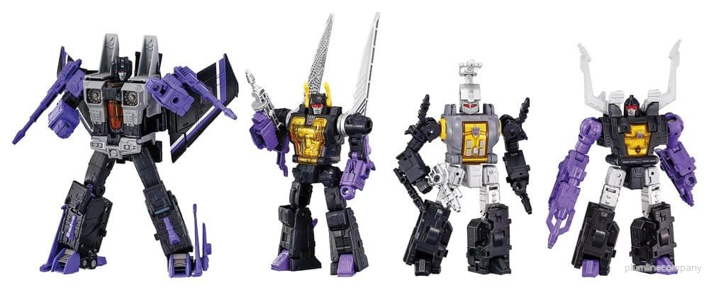 Transformers Dramatic Capture Series Actionfigur 4-pack Decepticons Del 2 Transformers Dramatic Capture Series Actionfigur 4-pack Decepticons Del 2