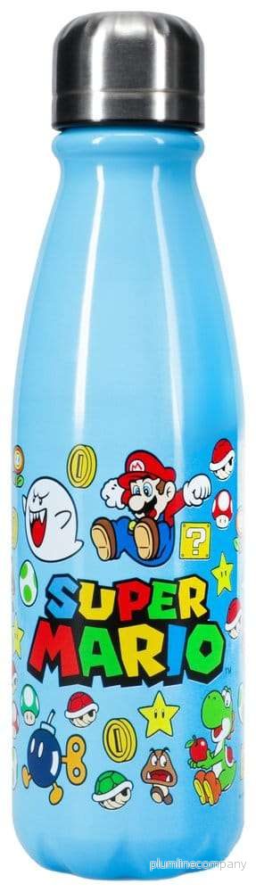 Super Mario aluminiumvattenflaska 550 ml Super Mario aluminiumvattenflaska 550 ml