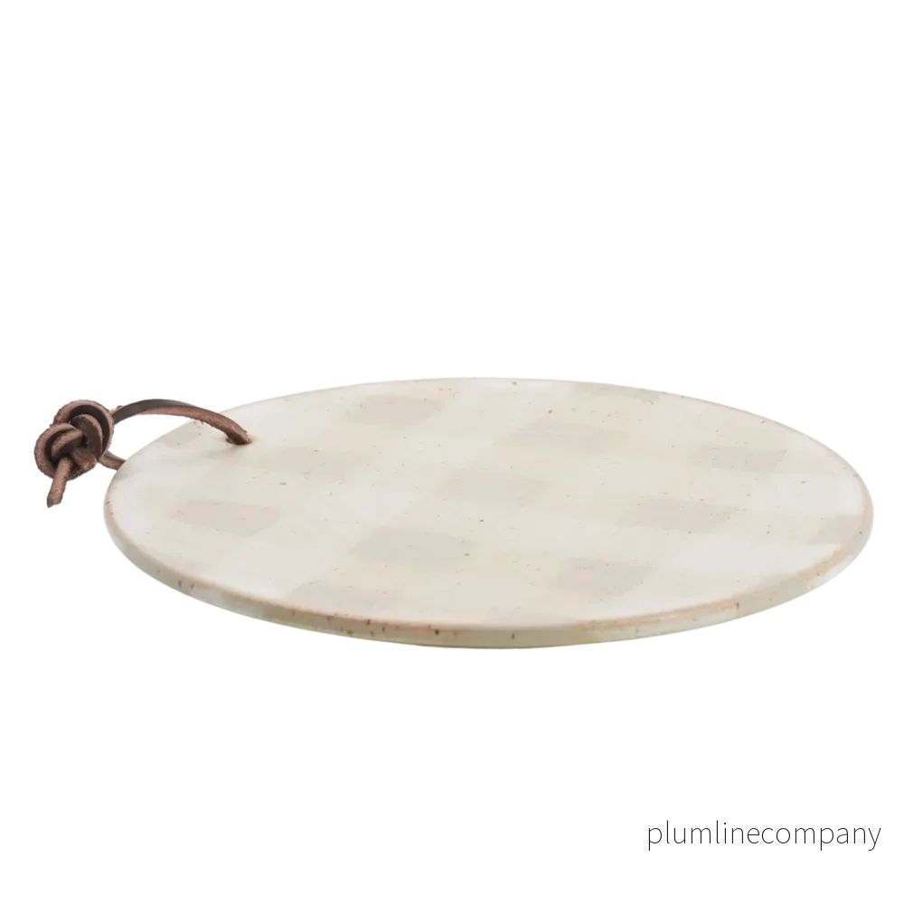 Rund bricka i keramik 23 cm