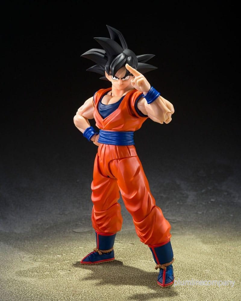 Dragon Ball Z S.H.Figuarts Action Figur Son Goku (Den Godhjärtade Saiyanen) 14 cm - Bild 3