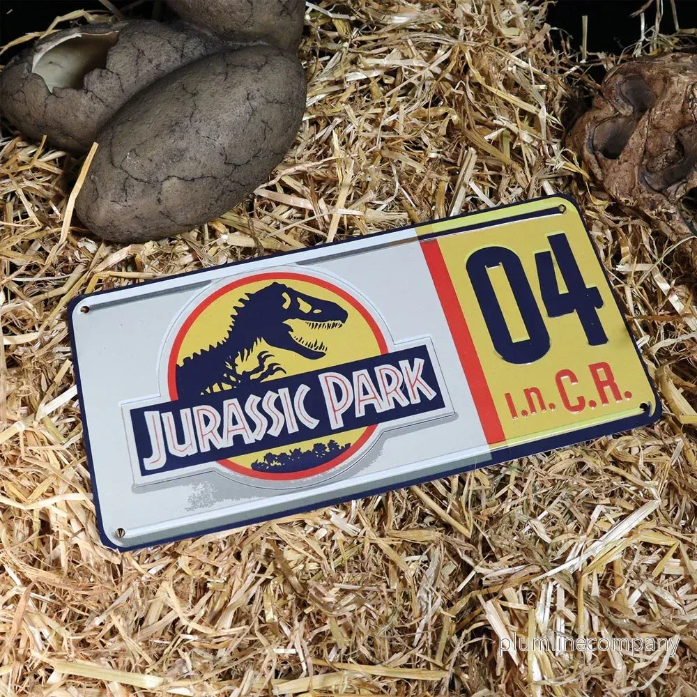 Jurassic Park Replica 1/1 Dennis Nedry Registreringsskylt - Bild 3