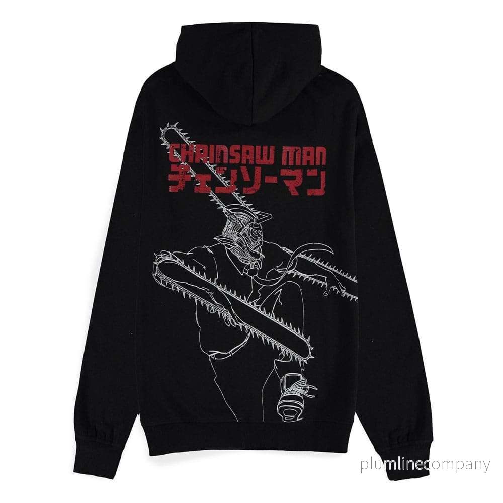 Chainsaw Man Zip Hoodie Chainsaw Devil