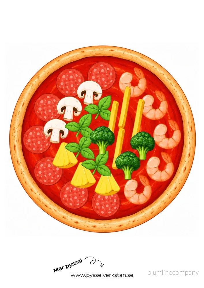 Gör din egen pizza – ett kreativt pyssel för små pizzabagare - Bild 2