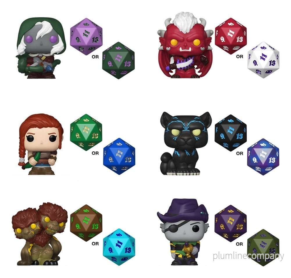 Dungeons & Dragons Bitty POP! och Tärningsmysterier Serie 1 (12-pack) - Bild 2