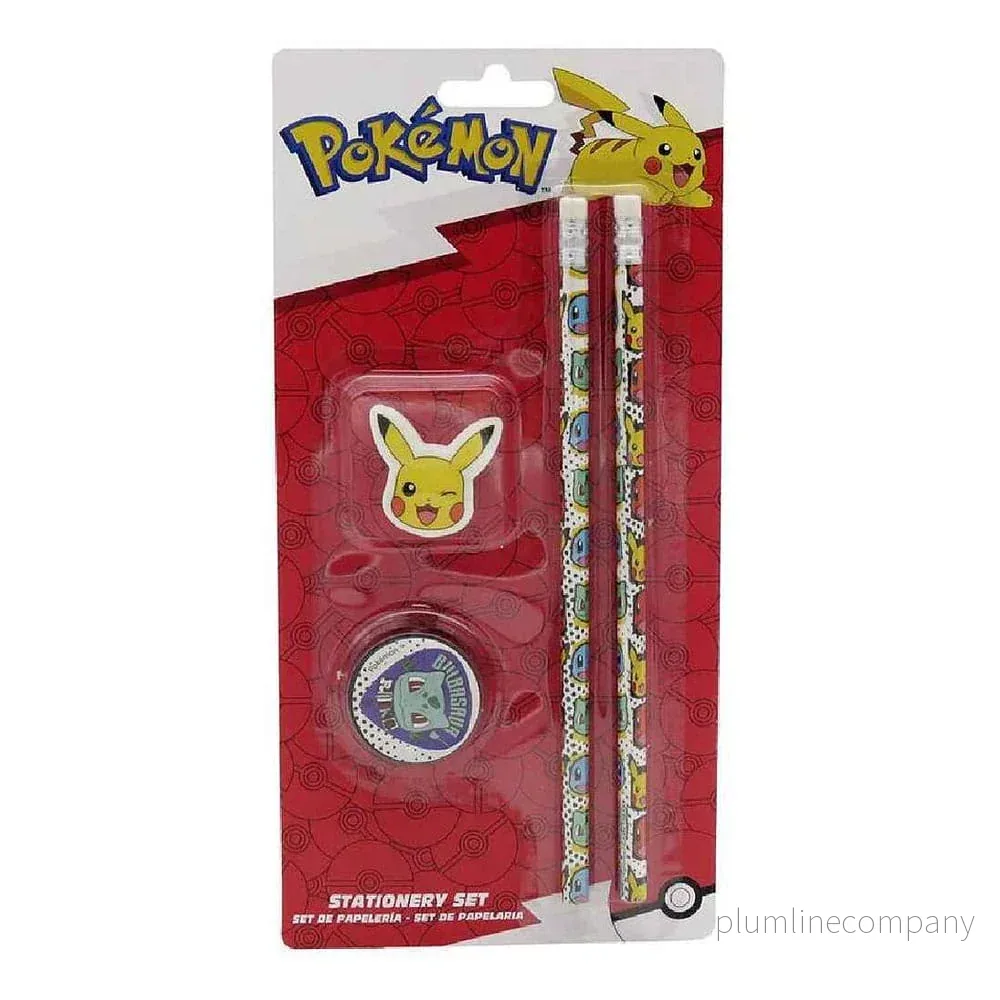Pokémon Skrivset 4 Delar Pokémon Skrivset 4 Delar