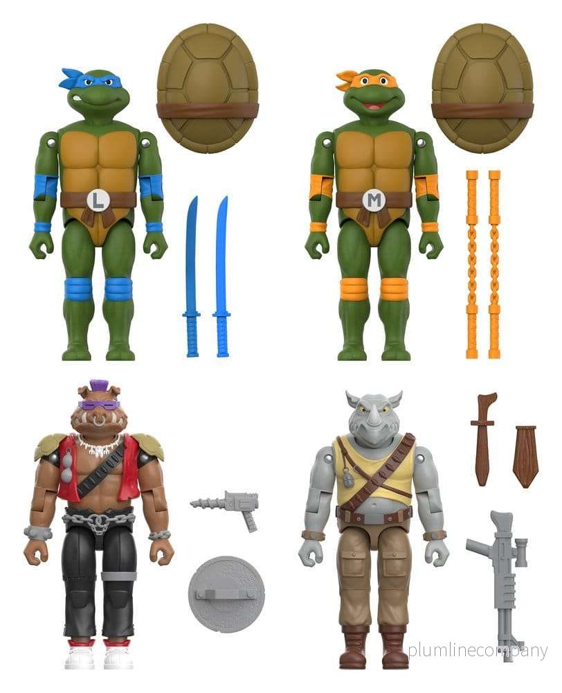 Teenage Mutant Ninja Turtles ReAction+ Actionfigur Wave 02 Bebop - Bild 2