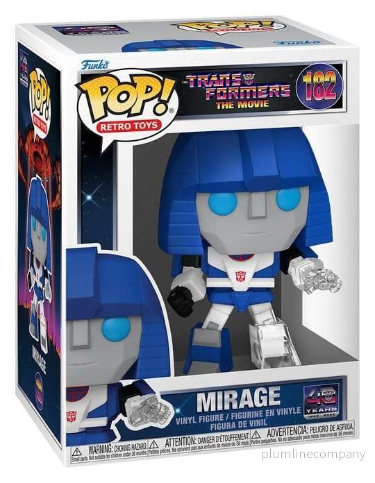 Transformers POP! Retro Toys Vinyl Figure Mirage 9 cm - Bild 2