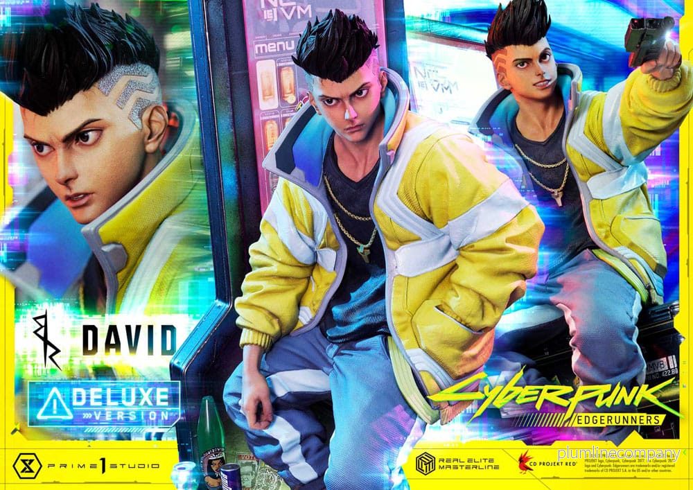 Cyberpunk: Edgerunners Real Elite Masterline Series Statue 1/4 David Deluxe Bonus Version 58 cm - Bild 3