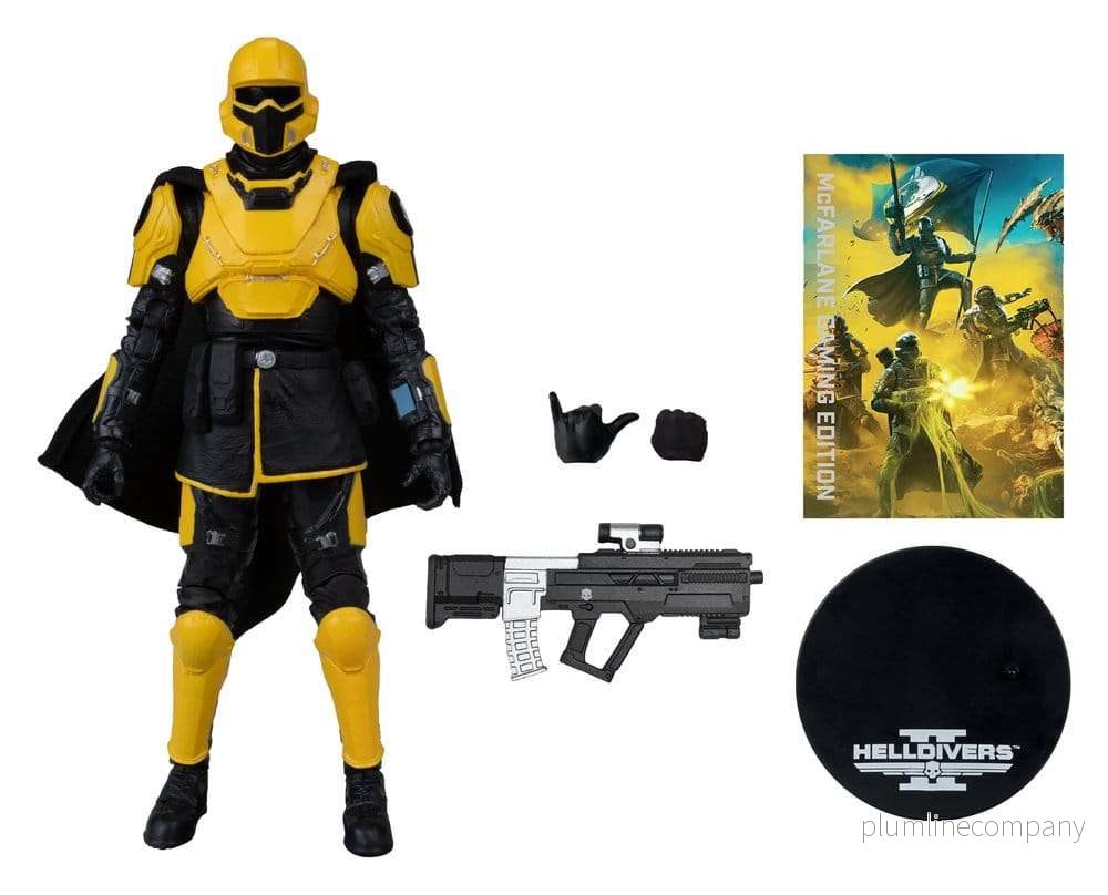 Helldivers II McFarlane Gaming Edition Actionfigur T4-40 Gold Eagle 18 cm - Bild 2