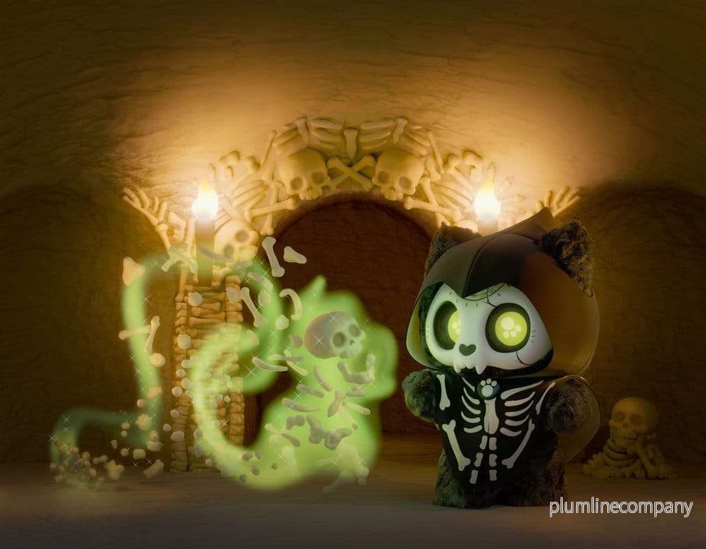 Little Skull Sorcerers nyckelringar Blind Box-display (4)