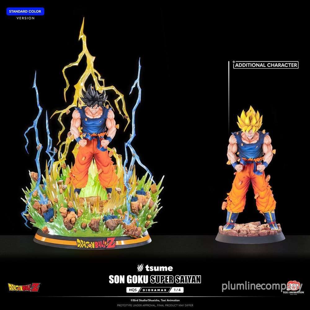Dragon Ball Z HQS Dioramax Figur 1/4 Son Goku Super Saiyan 51 cm - Bild 2