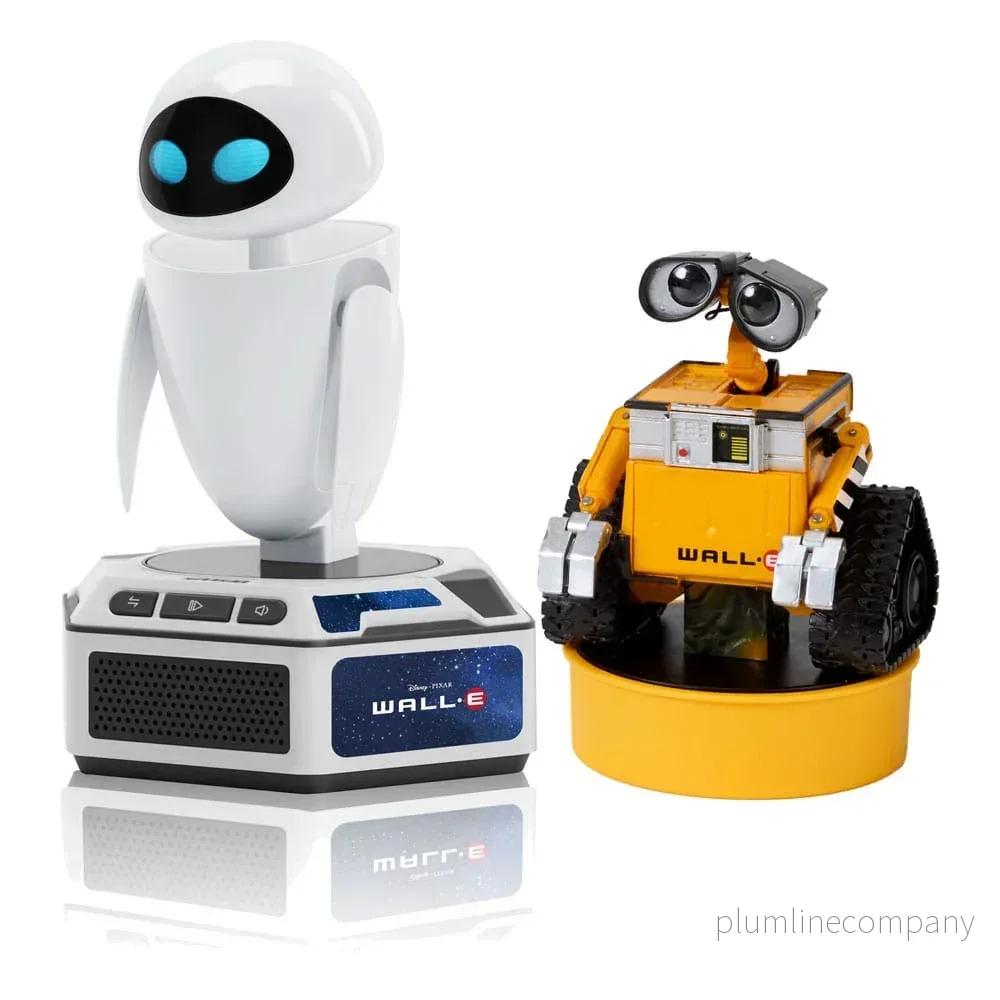 Wall-E Interaktiva Mini Robotar 2-Pack: Wall-E & Eve - Engelsk Version - Bild 2