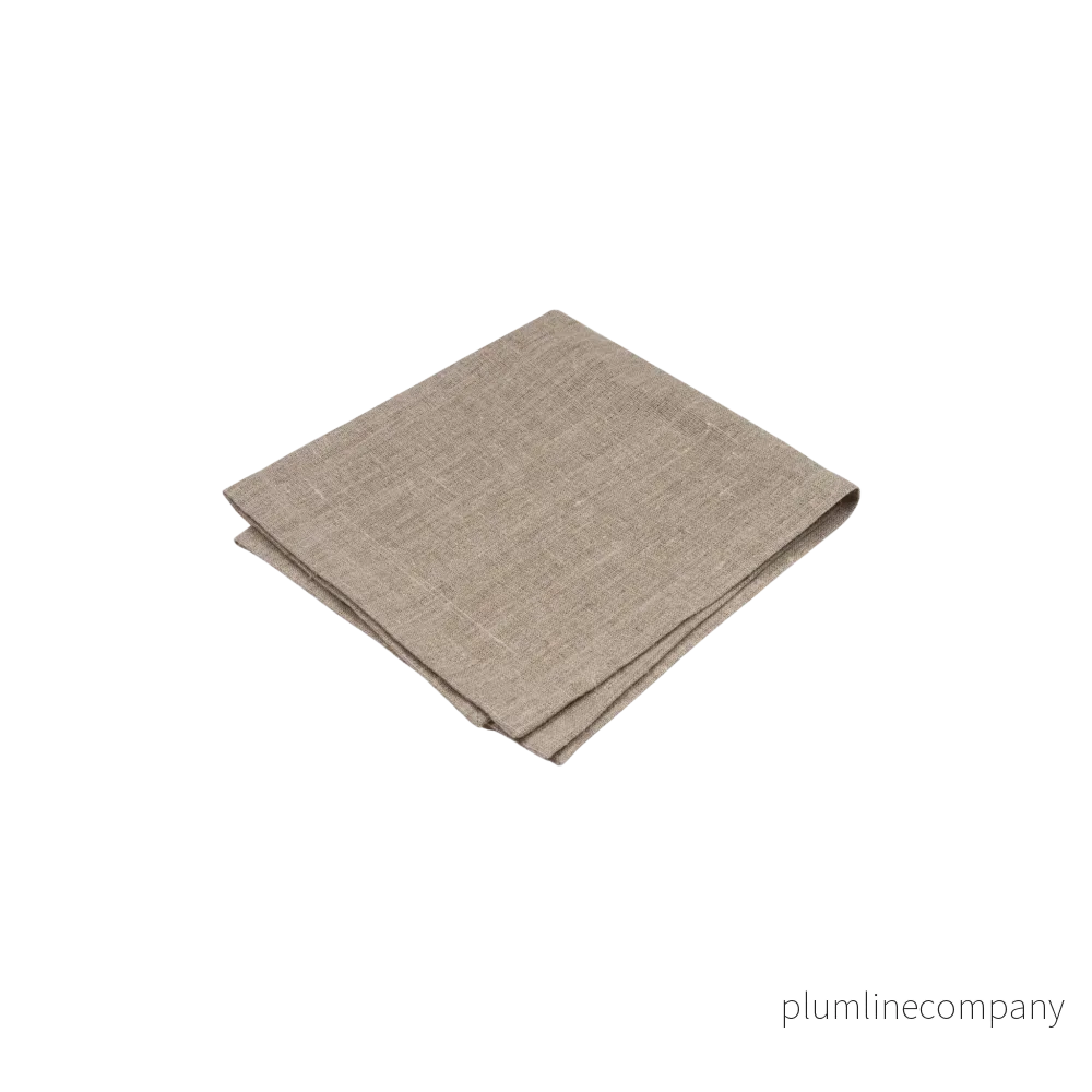 Servett Gård natur tvättat linne 43×43 cm Servett Gård natur tvättat linne 43×43 cm