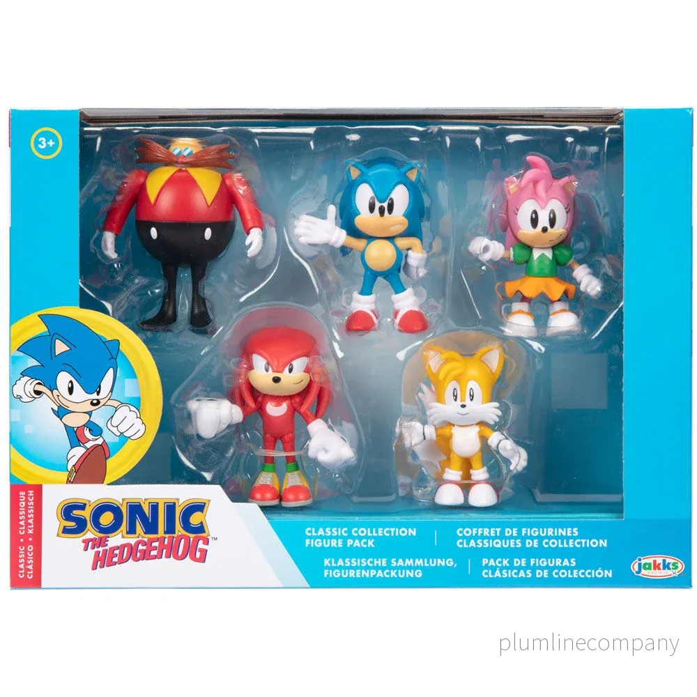 Sonic The Hedgehog Figurpaket – 5 Figurer 6 cm Sonic The Hedgehog Figurpaket – 5 Figurer 6 cm