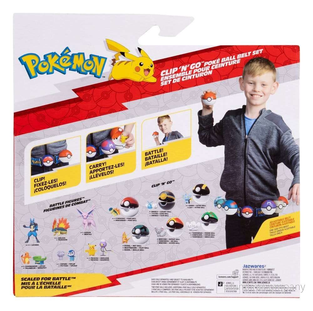 Pokémon Toy Clip 'n' Go Belt Set Fennekin - Bild 2