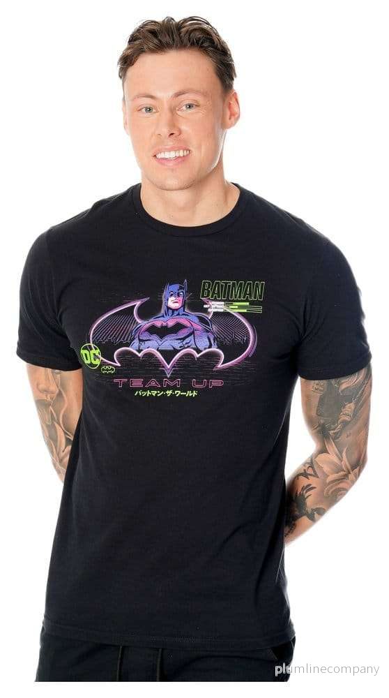Batman T-shirt Anime Matrix Grid Batman T-shirt Anime Matrix Grid