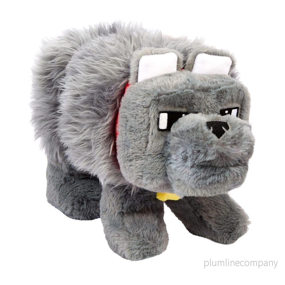 Minecraft Movie Plush Figur Dennis the Wolf 20 cm Minecraft Movie Plush Figur Dennis the Wolf 20 cm