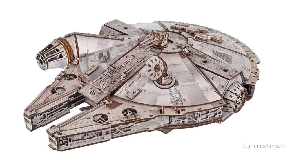 Star Wars 3D-träpussel Millennium Falcon