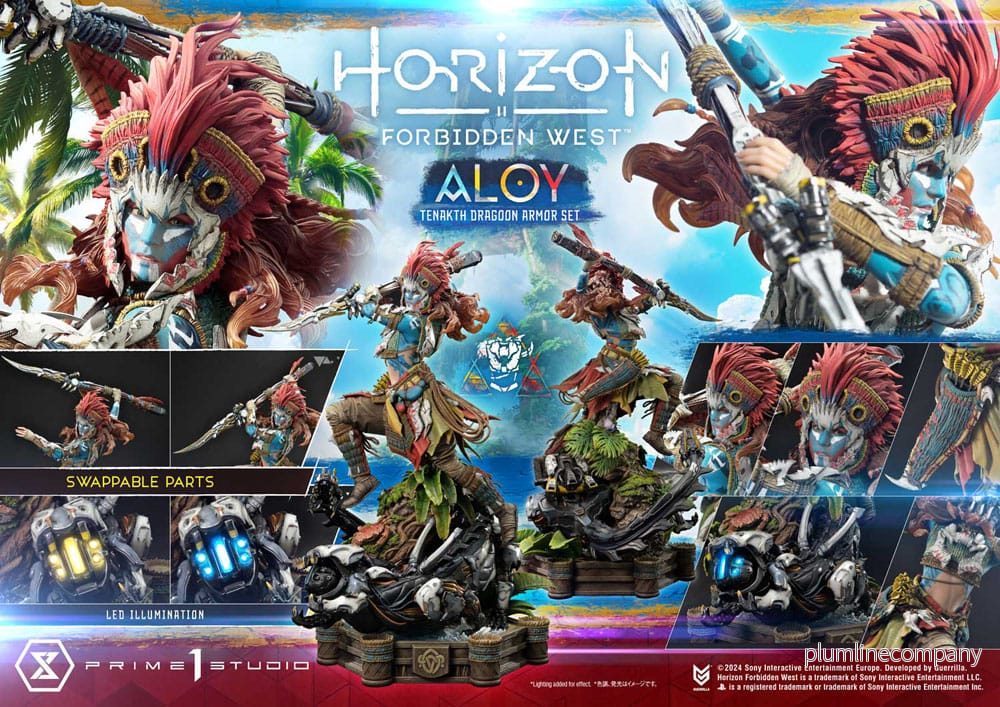 Horizon Forbidden West Ultimate Premium Masterline Series Staty 1/4 Aloy Bonus Version 69 cm - Bild 2