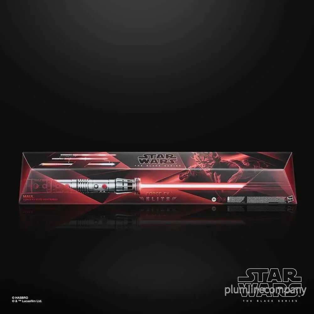 Star Wars: Maul – Shadow Lord Svart Serie Replica Force FX Elite Ljusvärja Maul - Bild 2