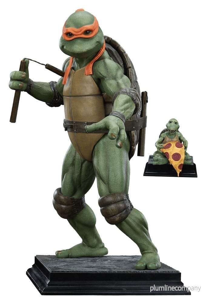 Teenage Mutant Ninja Turtles Staty 1/2 Michelangelo Deluxe Edition 84 cm Teenage Mutant Ninja Turtles Staty 1/2 Michelangelo Deluxe Edition 84 cm