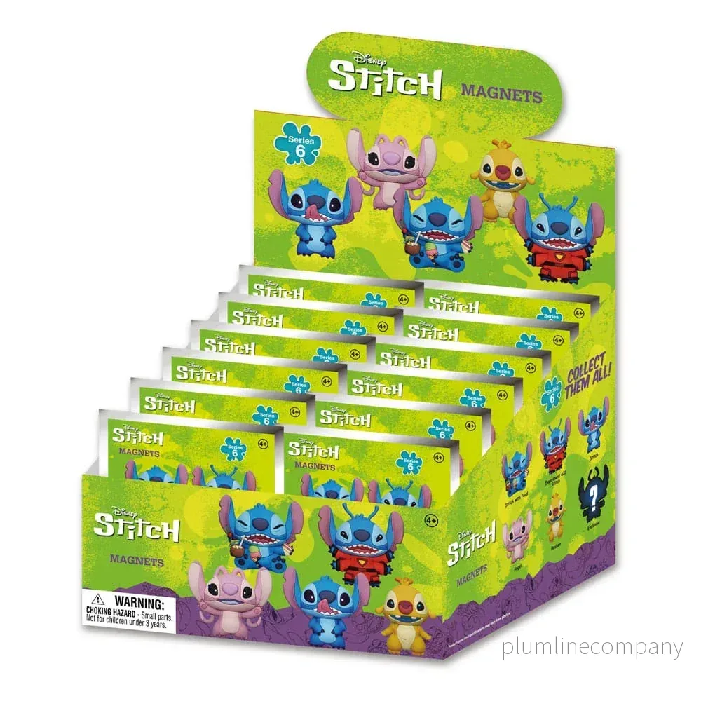 Lilo & Stitch 3D Magnets Stitch Series 6 Blind Pack Display (12) Lilo & Stitch 3D Magnets Stitch Series 6 Blind Pack Display (12)