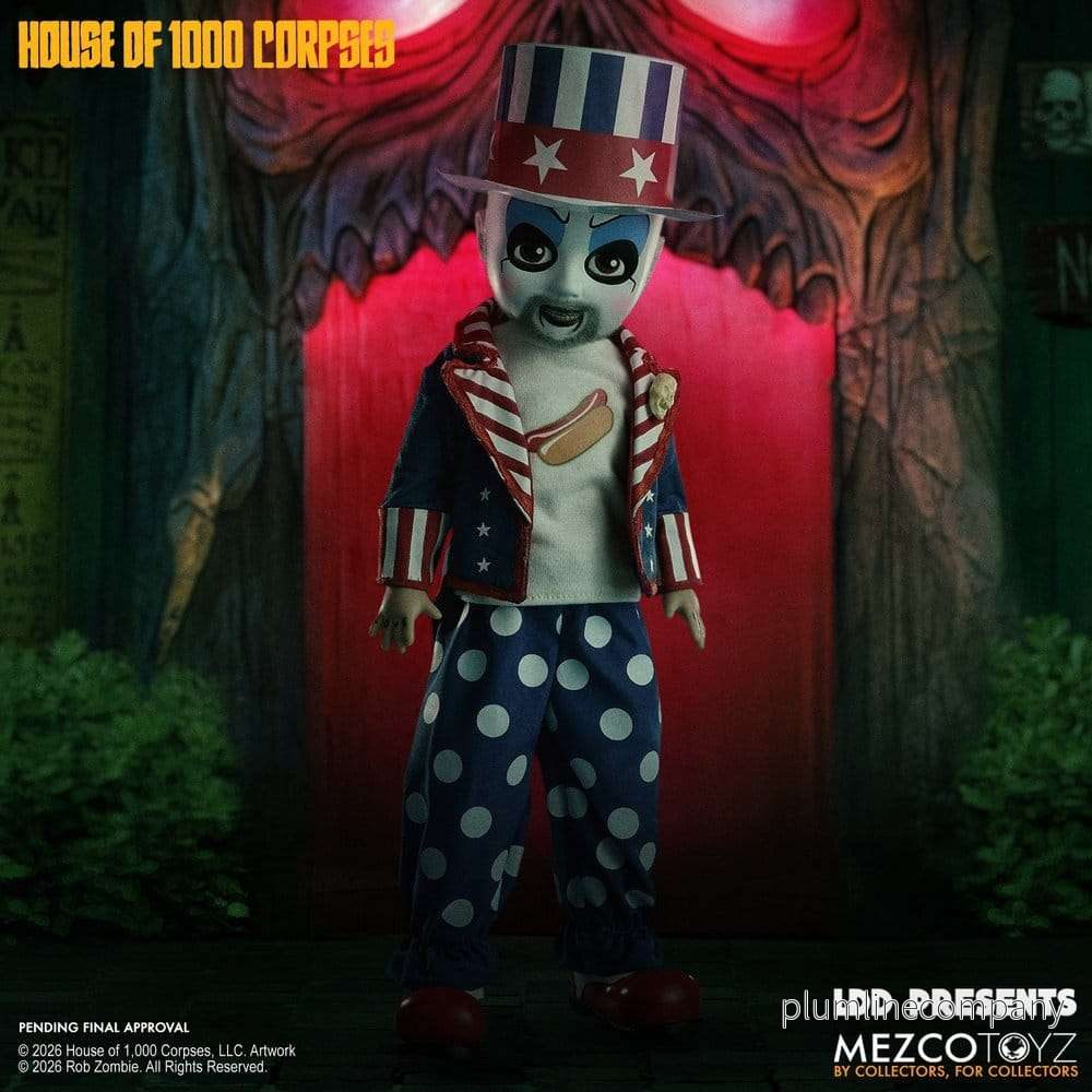 House of 1000 Corpses LDD Presents docka Captain Spaulding 25 cm House of 1000 Corpses LDD Presents docka Captain Spaulding 25 cm