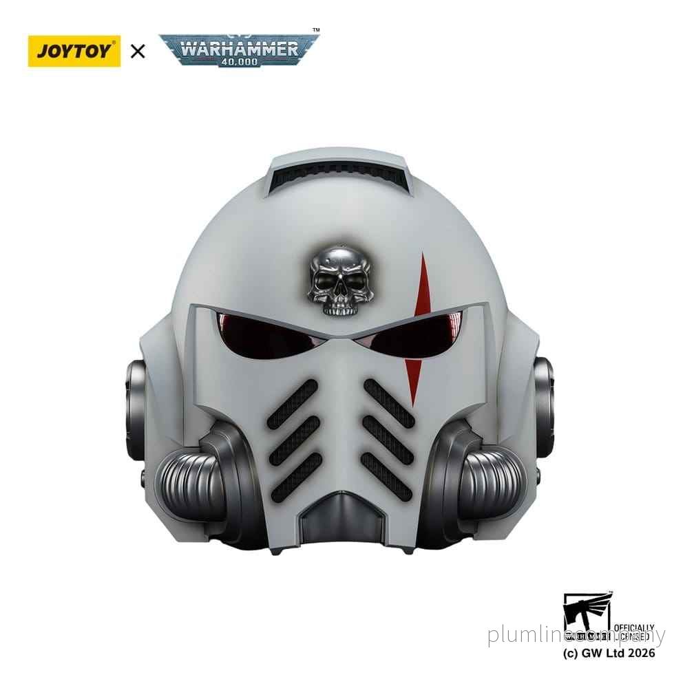 Warhammer 40,000 Hjälm White Scars MkX 30 cm Warhammer 40,000 Hjälm White Scars MkX 30 cm