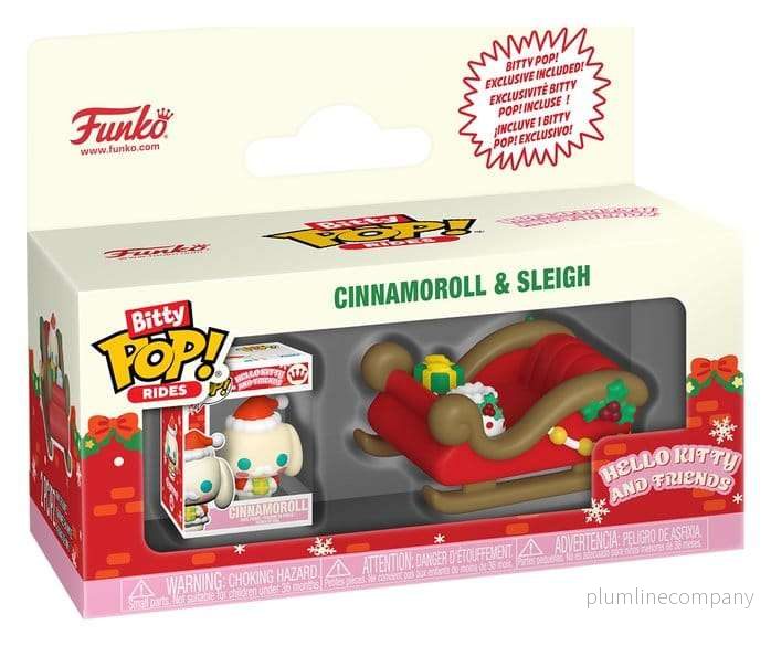 Hello Kitty Bitty POP! Rides figur Holiday - Sleigh with CMRL 2 cm - Bild 2