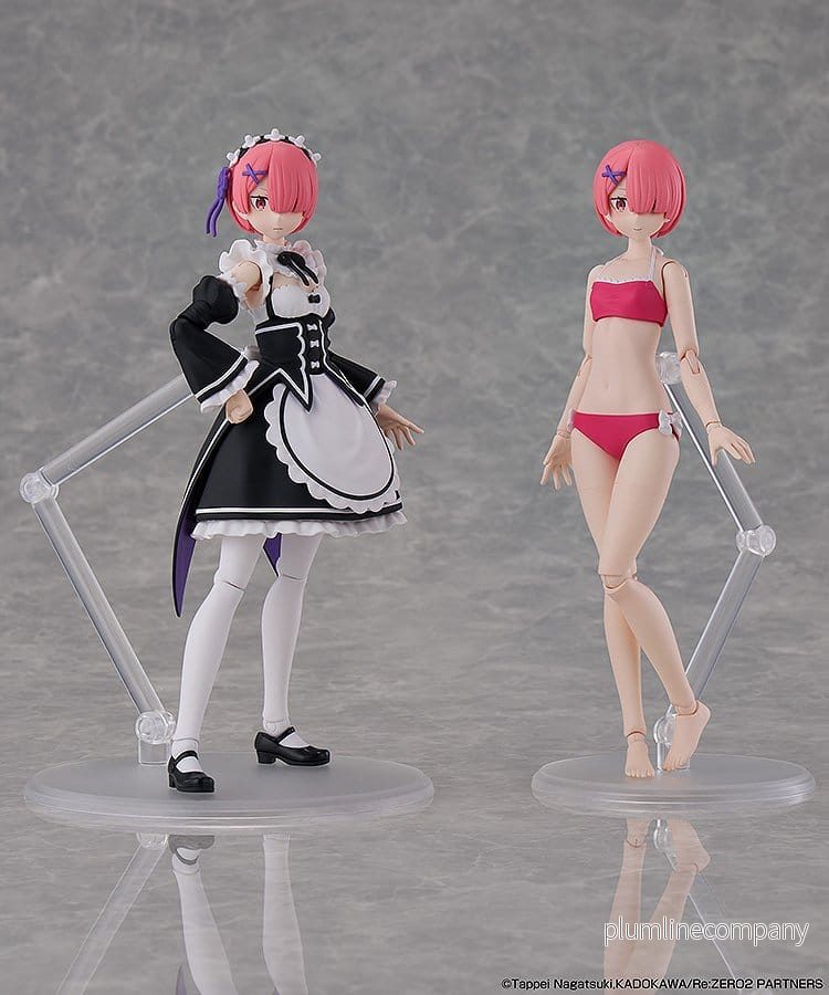 Re:ZERO -Starting Life in Another World- Kadokawa Plastmodellserie Plastbyggsats Ram DX-version 16 cm - Bild 2