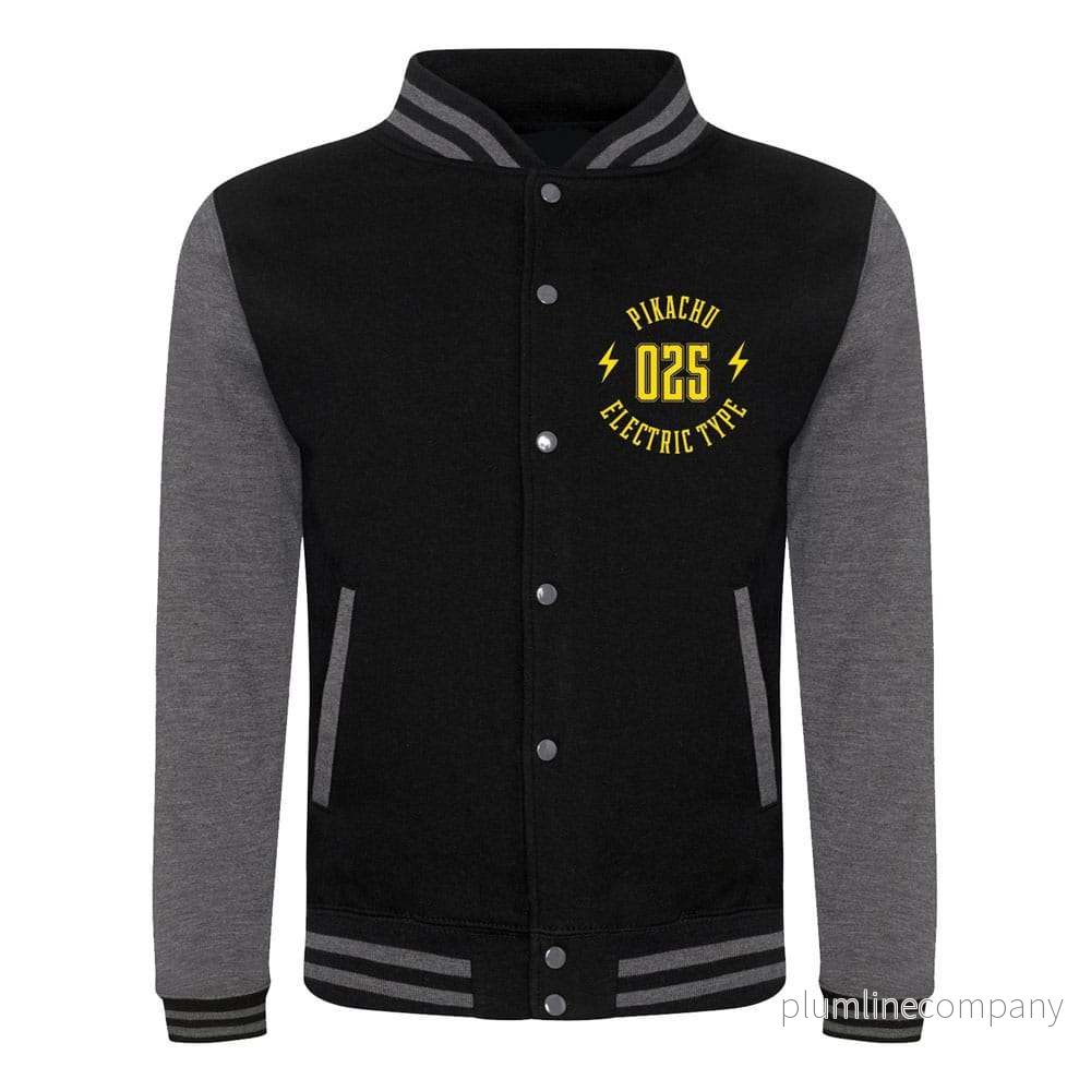 Pokémon Varsity Jacket Collegiate Pikachu Hoodie