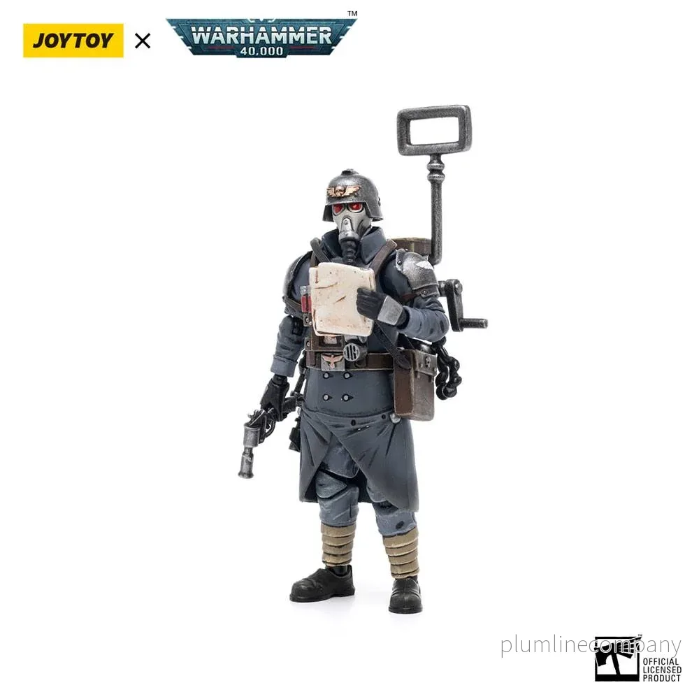 Warhammer 40k Action Figur 1/18 Death Korps of Krieg Veteran Squad Guardsman Kommunikationsspecialist 10 cm Warhammer 40k Action Figur 1/18 Death Korps of Krieg Veteran Squad Guardsman Kommunikationsspecialist 10 cm