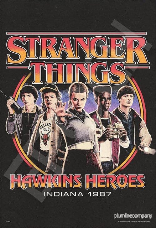 Stranger Things 1000-bitars pussel Hawkins Hjältar