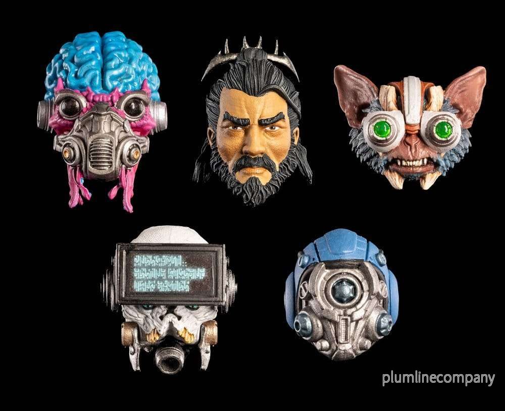 Cosmic Legions Action Figure Accessory Heads Pack Cosmic Legions Action Figure Accessory Heads Pack