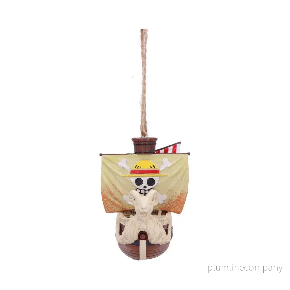 One Piece Hängande Träornament Going Merry 8 cm - Bild 3