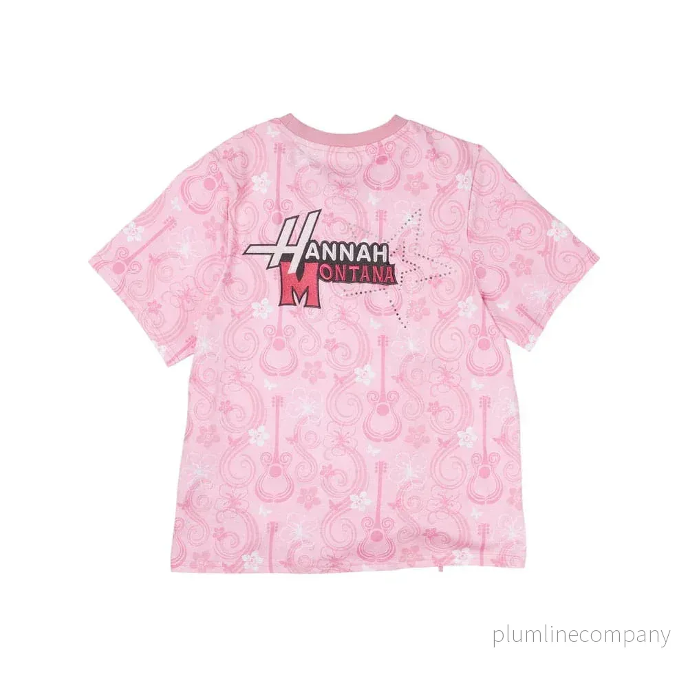 Disney by Loungefly Tee T-Shirt Unisex Hannah Montana Shirred Hem - Bild 3