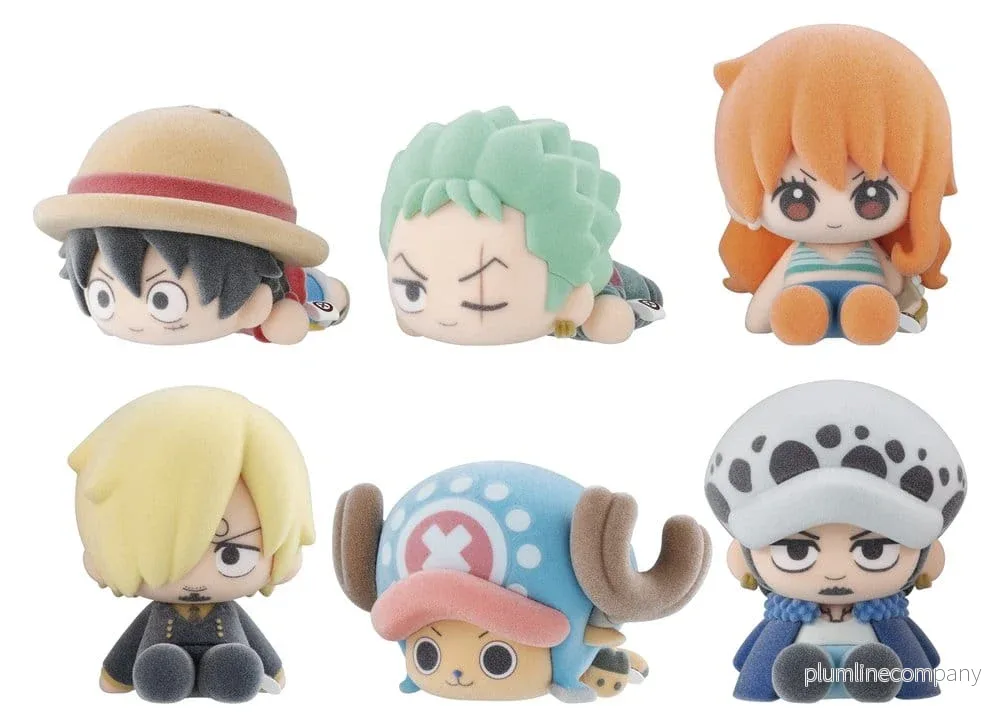 One Piece Nuippo Slumpmässiga Minifigurer i Blind Box, 6 cm, Set om 6 One Piece Nuippo Slumpmässiga Minifigurer i Blind Box, 6 cm, Set om 6