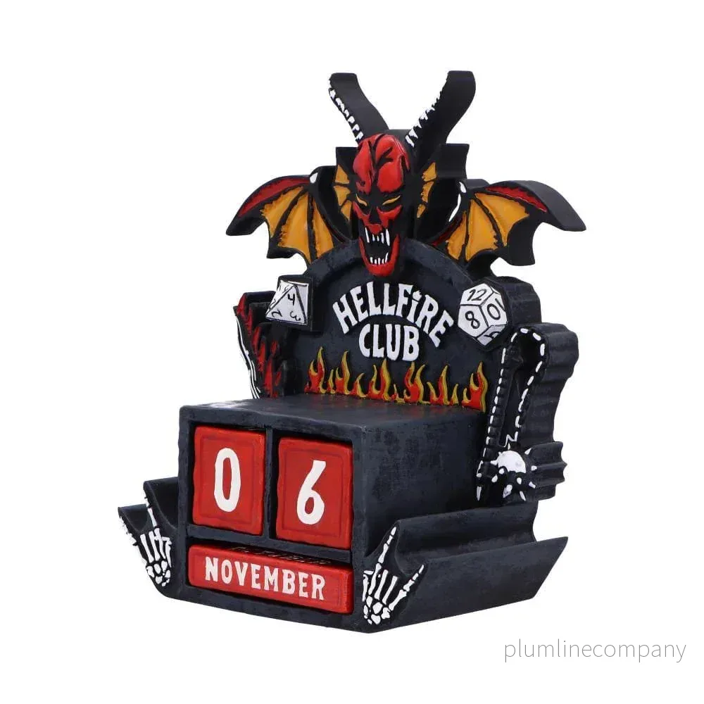 Stranger Things Perpetual Calendar Hellfire Club 15 cm - Bild 3